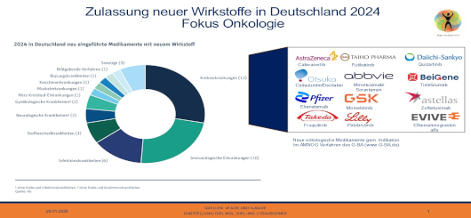12 neue Wirkstoffe für die Onkologie 2024