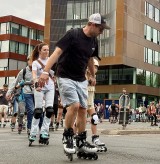 Gut gerüstet: Skates stehen für die Tour bereit.